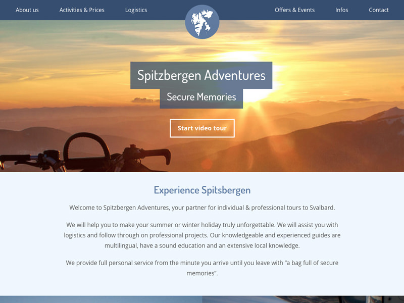 Spitzbergen Adventures: Startseite